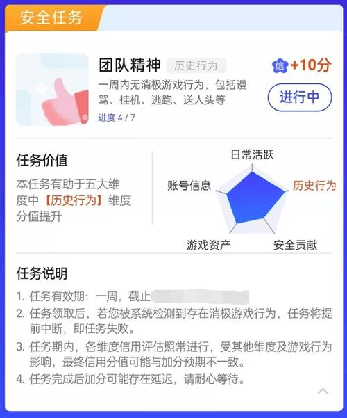 游戏信用分快速提升320的方法