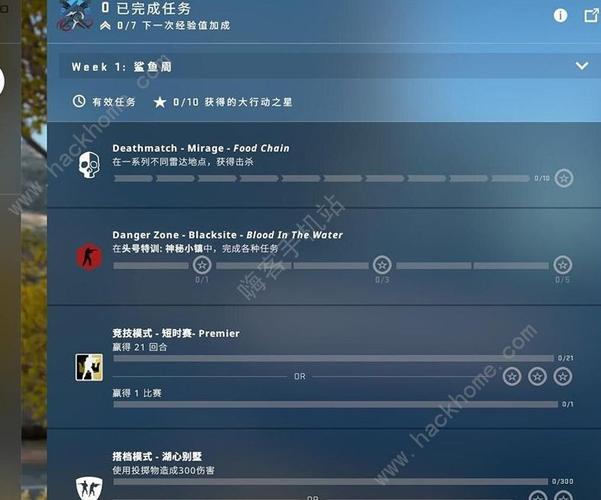 csgo怎么看大行动任务